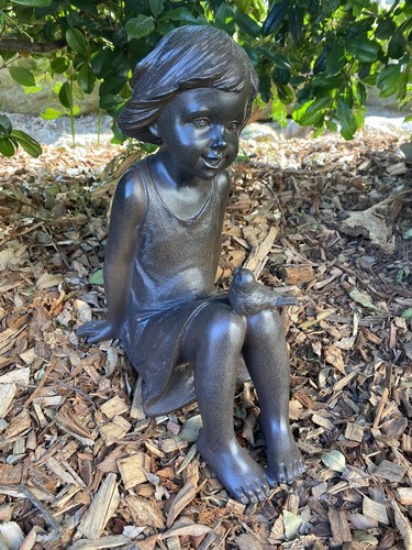 Girl with bird her - bird,