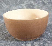 BRANKSOME CHINA — GRACELINE — BROWN & CREAM — 7 cm 2 ¾" W  — SUGAR BOWL — MFY