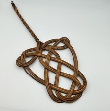 large Vintage Rattan Carpet