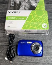 Vivitar Vivicam S126 16.1MP Compact Digital Camera - Blue Tested 