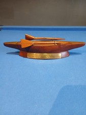 Vintage Wind In The Willows Wood And Brass Plaque.canoe Shaped.