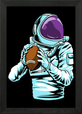 American Football Team Framed