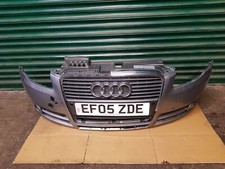 05 Audi A4 B6 Front Bumper Grey DAMAGED CHECK PHOTOS