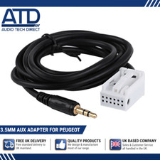 AUX Stereo Cable For Citroen Dispatch C8 Picasso DS3 DS4 RD4 VDO Blaupunkt Radio