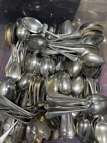Dessert spoons old - old, english
