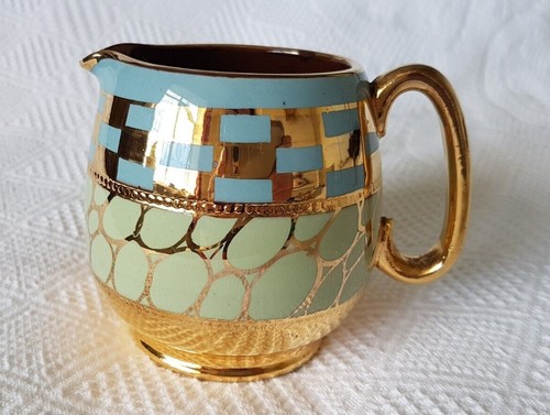 Milk jug vintage blue - ~,