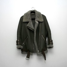 Shearling Aviator Biker