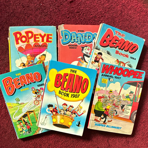 Popeye comic annual lot - popeye,