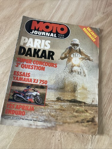 Moto journal 637 - moto, 1984