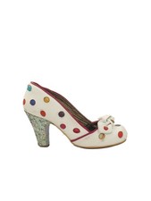Irregular Choice Women's Heels UK 3 White Polkadot 100% Other Mule