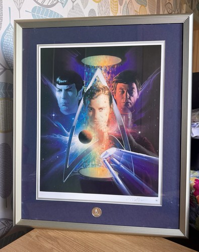 Star trek ltd edition framed - trek,