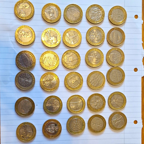 British two pounds - two,