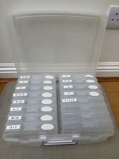 Photo Storage Box  16 4x6 Picture Album Cases Organiser Container Crafts Seeds