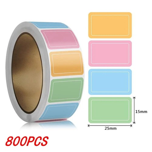 800pcs stickers colorful label - colorful,