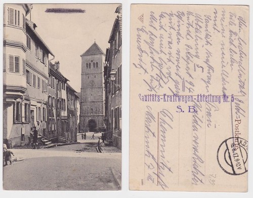 94295 field post postcard - field,