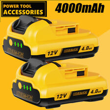 4.0AH 12V/10.8V Li-ion Battery For Dewalt XR DCB121 DCB123 DCB126 DCB127 DCB120