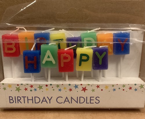 Happy birthday candles - birthday, cake