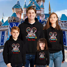 Personalised Disneyland 2025 Hoody Family Vacation Trip Disney Unisex Kid Hoodie