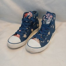 Cath Kidston Hi-top Trainers Navy Spot UK 3 /36 Boots