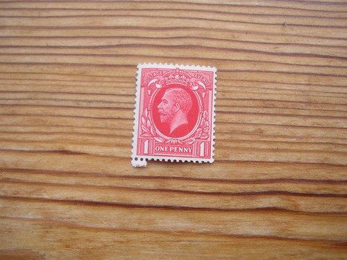 Unused stamp one penny - one, george