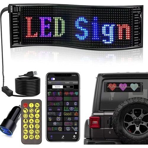 Led car flexible sign - led,