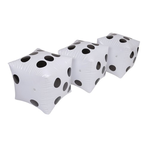 Pack jumbo inflatable dice - inflatable,