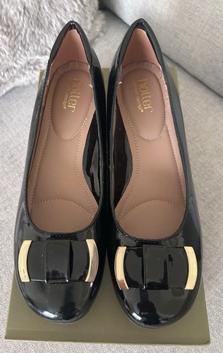 Hotter black patent - hotter,