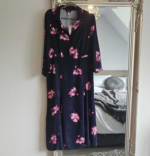 Joules carla navy - pink, floral