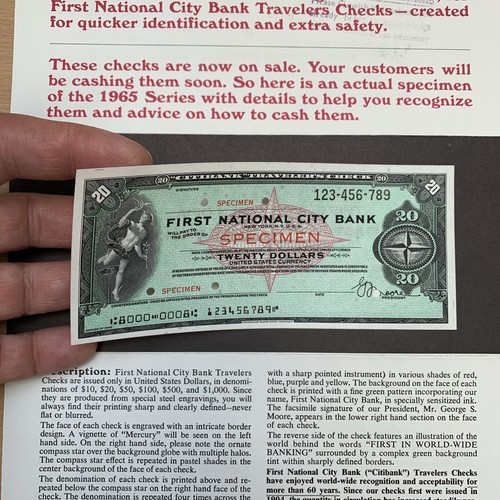 First national city bank - $20,