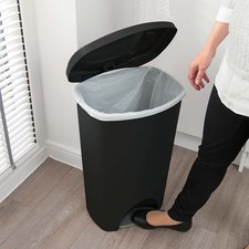 50L Pedal Bin Black Pedal