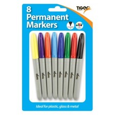 Permanent marker pens - 8,