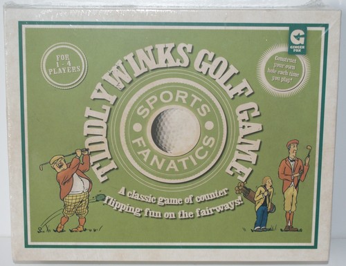 Tiddlywinks golf 4 players - tiddlywinks,