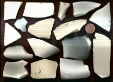 16 UK NORTH SEA Beach POTTERY pieces 800g Ocean conservation Dunbar Scotland