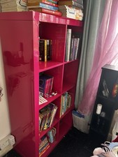 Bright Pink Ikea Kallax Unit 4