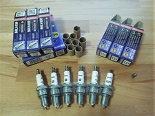 6x BRISK LR17YS-9 Silver Spark
