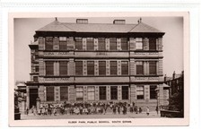 ELDER PARK PUBLIC SCHOOL, SOUTH GOVAN: Glasgow postcard (C94163)