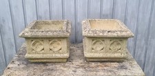 Pair Countryside Cotswold Range Reconstitued Stone Garden Planters