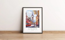 London travel poster big - -,