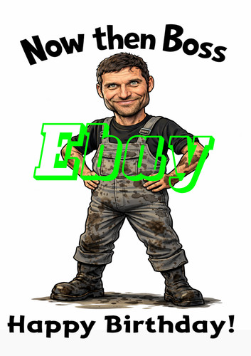 Guy martin fun birthday card - martin,