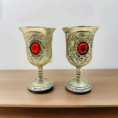 Goblet shot glasses metal - goblet,