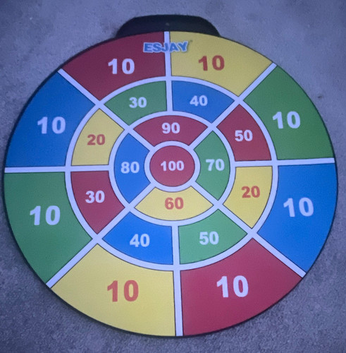 Esjay magnetic dart - board,