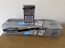 Lambert & Butler Silver Tin For 20 Cigarettes With Original Cardboard Carton