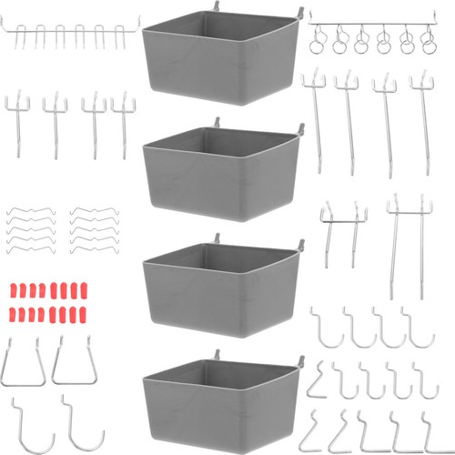114pcs peg board organizer - 114pcs,