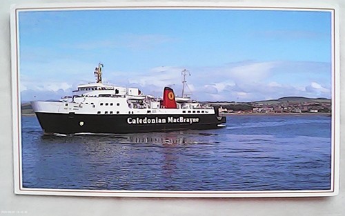 Postcard caledonan macbrayne - postcard.,