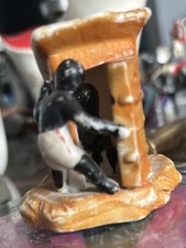 Vintage Occupied  Japan Out House Figurine Outhouse NEXT  Just Over 2 Inch High