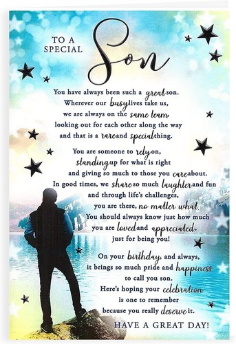 Special son birthday - special,
