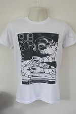 Sub Pop T-Shirt Nirvana Sonic Youth Green Fugazi Pavement sleater kinney 