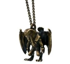 Bioshock Infinite Songbird Figure Brass Pendant Necklace Chain 24" COA Official