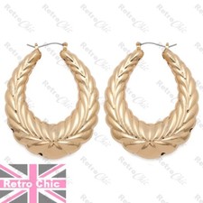 6cm big RETRO creole HOOPS