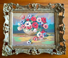 Large  Oil on Board Still Life